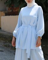 HANO 2023 Nouveauté Livraison Gratuite Vente en Gros Vêtements Islamiques Turcs pour Femmes Ensemble Décontracté Musulman Vêtements Décontractés pour Femmes Ensemble Abaya