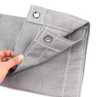 Voile d'ombrage de jardin imperméable à 95 % avec protection UV, toile en polyester enduit de PVC de poids moyen, auvent de terrasse extérieur