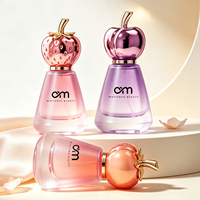 Fruitvormige parfumflesjesset, glazen lege parfumflesjes voor cosmetische verpakkingen