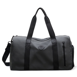 Custom Simple Lightweight <b>Overnight</b> Gym Duffle <b>Bag</b> Large Capacity Tote <b>Bags</b> Travel <b>Bag</b> for <b>Men</b> - Product Image 1