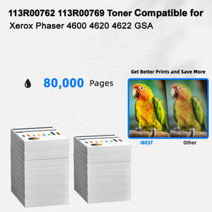 Ibest tương thích <span class=keywords><strong>Xerox</strong></span> <span class=keywords><strong>Phaser</strong></span> <span class=keywords><strong>4600</strong></span> 4620 4622 GSA hộp mực tương thích cho <span class=keywords><strong>Xerox</strong></span> 106r01533 106r01534 106r01535 106r01536 - Product Image 2