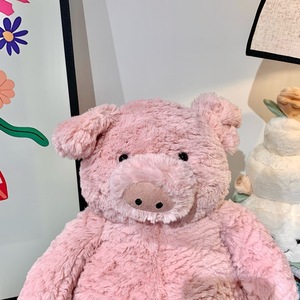 Peluche de Cerdo <span class=keywords><strong>Barnabas</strong></span>, Grande, Rosa, Relleno de Algodón PP, para Jóvenes (15-35 años), Regalo, 31-50cm - Product Image 4