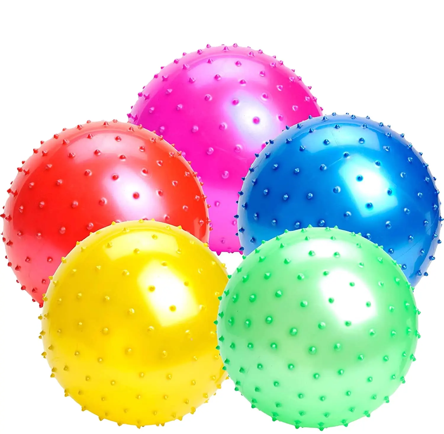 Lembut Toggle Toss Roll Dihibur Inflable Knobby Balls untuk Balita Playground