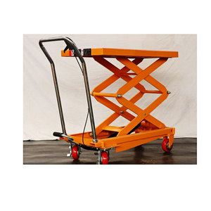 Portable Manual Hydraulic <b>Platform</b> Movable Small Scissor Lift Table for Sale - Product Image 2