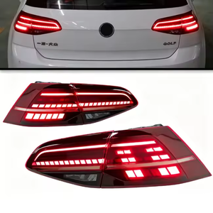 ไฟท้าย LED AURON สำหรับรถยนต์ VW Golf 7 เลนส์ใส รุ่นใหม่ อัพเกรด พร้อมไฟวิ่งกลางวัน 6000K 6000 ลูเมนส์ แบบเสียบใช้งานได้ทันที ปี 2012-2020 - Product Image 1