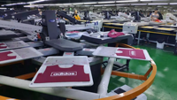 Nouvelle imprimante à grand format industriel de haute qualité, impression robuste à écran ovale hybride