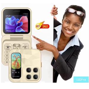 Teléfono Celular Plegable I18 Pro Flip Mini 2G GSM Doble SIM, Grabación Automática de Llamadas, Marcación Rápida, Radio FM, Puerto Tipo C - Product Image 6
