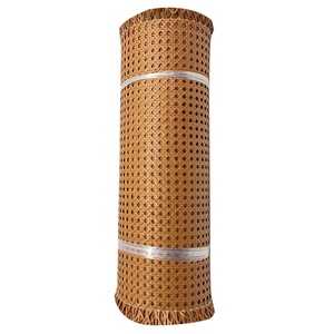 Rouleaux de rotin en papier de couleur brune, rouleaux de rotin en papier, bande de rotin en papier, largeur de 24 pouces, maille de 1/2 pouce - Product Image 1