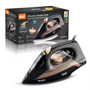 Classic Design Electric Iron Hand-held Steam 2200W <b>Thermostat</b> <b>Controlled</b> Vertical Steaming Water Spray - Product Image 4