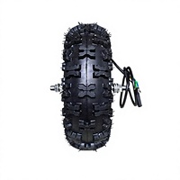 Kits de conversion pour brouettes électriques 13 pouces, moteur de moyeu sans balais DC basse vitesse 250W-500W, contrôleur et batterie au lithium motorisée