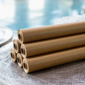 Rouleau de papier parchemin brun enduit de silicone direct d'usine pour la cuisson griller le <span class=keywords><strong>poisson</strong></span> rôtir la viande BBQ cuisson du pain en gros - Product Image 2