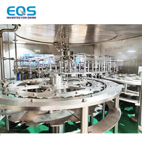 Bouteille en verre PET entièrement automatique, machine de remplissage à froid de jus aseptique hygiénique ultra propre pour l'eau et le lait, ligne de remplissage d'usine