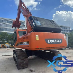 Excavatrice d'occasion Doosan DH420LC-7, d'origine Corée du Sud, grande taille, faible nombre d'heures de travail, godet de 1,44 m, 42 tonnes, 2019, moteur PLC, roulement - Product Image 2