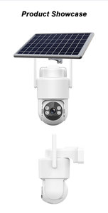 Aov 4G Không Dây Năng Lượng Mặt Trời Bảng Điều Khiển <span class=keywords><strong>Camera</strong></span> Cctv 7/24 Ghi Ngoài Trời An Ninh EU Với Cảm Biến CMOS - Product Image 5
