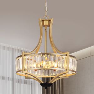 Lampadario di Lusso Creativo a Lanterna a Sospensione con Lampadina E14, Lampada <span class=keywords><strong>da</strong></span> Soffitto in Cristallo <span class=keywords><strong>per</strong></span> <span class=keywords><strong>Tavolo</strong></span> <span class=keywords><strong>da</strong></span> <span class=keywords><strong>Pranzo</strong></span> e Bar - Product Image 1