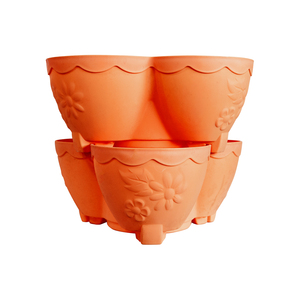 Macetas Apilables de Plástico de 3 Niveles <span class=keywords><strong>para</strong></span> Cultivo Vertical de <span class=keywords><strong>Fresas</strong></span> - Product Image 4