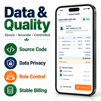 Développement d'une application de facturation personnalisée pour iOS et Android avec générateur de devis et de factures LionCreate