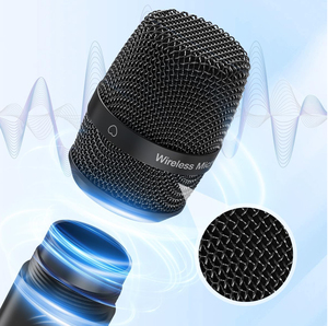 Popular 2-Channel Karaoke <b>Wireless</b> Microphone Rechargeable UHF Mini <b>Receiver</b> for Church Party Singing Speeches - Product Image 2