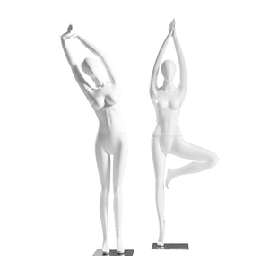 Maniquí <span class=keywords><strong>de</strong></span> Cuerpo Completo <span class=keywords><strong>de</strong></span> Fibra <span class=keywords><strong>de</strong></span> Vidrio <span class=keywords><strong>para</strong></span> Yoga y Deportes, Modelo Extensible con Piernas Cruzadas - Product Image 5