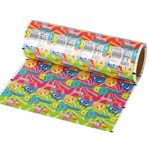 Film d'emballage souple en PE laminé imprimé sur mesure pour aliments, film plastique en rouleau pour bonbons gélifiés, biscuits, <span class=keywords><strong>ketchup</strong></span>, etc. - Product Image 3