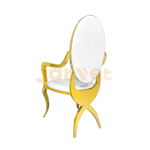 Chaises royales de luxe de mariage d'événement d'accoudoir d'acier inoxydable <span class=keywords><strong>décoration</strong></span> de mariage - Product Image 4