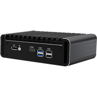Mini PC sans ventilateur, routeur pare-feu, matériel X86 pour pfSense OPNsense, Intel N6005 Quad Core, DDR4, NVMe SSD, 6x2.5G Ethernet