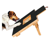 2024 vente chaude personnalisé bambou animal de compagnie lime à ongles conseil noir chien patte ongles grattoir bois chien grattoir pour ongles