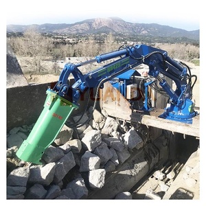 Casse-roche stationnaire sur socle pour grue hydraulique - Product Image 1