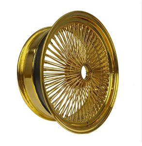 Jantes en alliage d'acier chromées or <span class=keywords><strong>à</strong></span> rayons multiples <span class=keywords><strong>de</strong></span> 13 <span class=keywords><strong>à</strong></span> 22 pouces, personnalisables (PCD, déport) pour voitures particulières - Vente en gros - Product Image 6