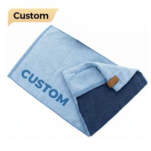 Toalla Deportiva <span class=keywords><strong>de</strong></span> Algodón Tejido <span class=keywords><strong>de</strong></span> Color Sólido al por Mayor con Bolsillo con Cremallera y Imán, <span class=keywords><strong>de</strong></span> Secado Rápido y Absorbente - Product Image 1