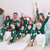 Ensemble de pyjamas de Noël assortis pour la famille, avec pantalon à taille élastique à manches longues, pull Joyeux Noël pour maman et papa, personnalisé 2027