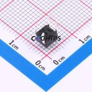 BX-TS-26-454545CJ Tactile Switch Through hole-4P,4.5x4.5mm Switch Single Pole Single Throw Round Button 2.6N Through Hole - Product Image 2