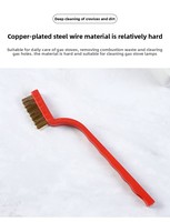 Brosse métallique industrielle en laiton, best-seller mondial, avec fil de cuivre et manche en plastique pour le nettoyage et l'élimination de la rouille
