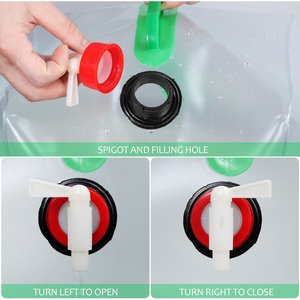 <span class=keywords><strong>Bidon</strong></span> d'eau pliable extérieur pliant transporteur d'eau Camping Portable conteneur d'eau avec <span class=keywords><strong>robinet</strong></span> - Product Image 6