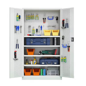 Armoire à outils industrielle en acier verrouillable de 72 pouces avec support OEM/ODM, robuste, haute capacité de charge, finition thermolaquée - Product Image 1