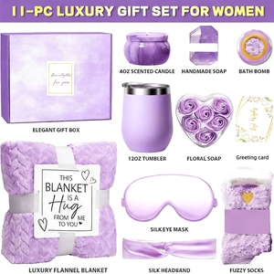 Set <span class=keywords><strong>de</strong></span> Regalo Spa Hecho a Mano <span class=keywords><strong>de</strong></span> Poliéster <span class=keywords><strong>con</strong></span> Vaso - Personalizado OEM, <span class=keywords><strong>Vela</strong></span> Aromática, Sal <span class=keywords><strong>de</strong></span> Baño, Mascarilla para Ojos, Ideal para Promociones, Equipo - Product Image 3