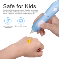 Lápiz 3D Niños Baja Temperatura Seguro 2.5mm PCL Filamento 90 Piezas 18 Colores CE FCC RoHS EN71 Juguete Educativo