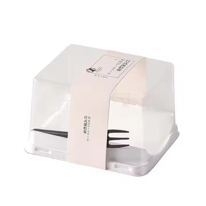 Wadah kue Mini plastik 2/3/4/6 inci dengan penutup kubah untuk membawa dan menampilkan penyimpanan jeli jus kentang - Product Image 5