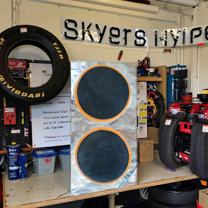 2025 <span class=keywords><strong>prix</strong></span> d'usine chambre à air vulcanisation Patch outil de réparation de pneus patchs froids en caoutchouc - Product Image 3