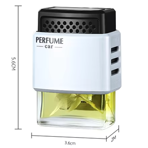 Accesorio de <span class=keywords><strong>Perfume</strong></span> de Lujo para Coche, Clip de Ventilación de Aire Acondicionado, Vidrio en Forma de Shangdong, Aromaterapia, <span class=keywords><strong>Perfume</strong></span> Líquido - Product Image 4