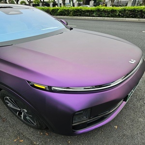 Pellicola Protettiva per Auto in Vinile Nero Satinato Pinot <span class=keywords><strong>Noir</strong></span>, Rivestimento Completo in TPU per Protezione Vernice - Product Image 2