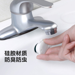 Silicone Whale Overflow Cover For Bathroom Sink Seal Anti Odor Insect Protection Decorative Cap - Product Image 3