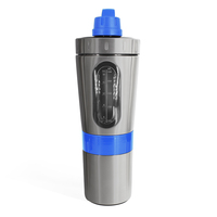 Gourdes d'eau Chic 2026 – Bouteille d'eau de sport d'extérieur en acier inoxydable à paroi simple détachable pour la consommation