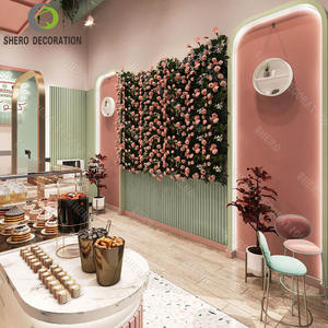 เคาน์เตอร์แสดงเบเกอรี่สไตล์ทันสมัยสำหรับ<span class=keywords><strong>ร้าน</strong></span><span class=keywords><strong>กาแฟ</strong></span>สำหรับ<span class=keywords><strong>ร้าน</strong></span>ขนมขนมปังเค้กพร้อมไฟ LED - Product Image 4