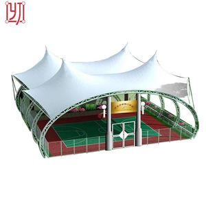 Structure de membrane architecturale en PTFE et PVDF pour tentes de stade et terrains de basketball - Product Image 3