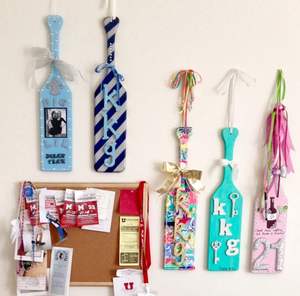 ที่กําหนดเองที่ยังไม่เสร็จไม้สนพายกรีก Fraternity ไม้พายแข็งสหายาไม้พาย - Product Image 4