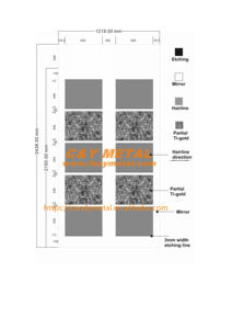 Cabine d'ascenseur en acier inoxydable avec divers thèmes intérieurs Marbre de grain de bois ou motifs géométriques - Product Image 3