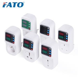 Protector de Voltaje y Corriente <span class=keywords><strong>FATO</strong></span> ZS9-VASK, Enchufe Protector de Sobrecorriente y Baja Corriente, AC220V 110V Ajustable 16A 55MM, Dispositivo de Protección Contra Sobretensiones - Product Image 2