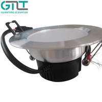 Plafonnier LED 12V pour ascenseur Original Syney UE-TD-2503 YR1801, finition argent satiné et or, éclairage de cabine d'ascenseur, pièces de rechange pour ascenseur