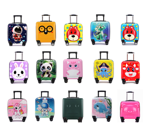 <span class=keywords><strong>Valise</strong></span> <span class=keywords><strong>cabine</strong></span> enfant motif animal avec <span class=keywords><strong>roulettes</strong></span> pivotantes, bagage de voyage 18 pouces, prix usine - Product Image 1